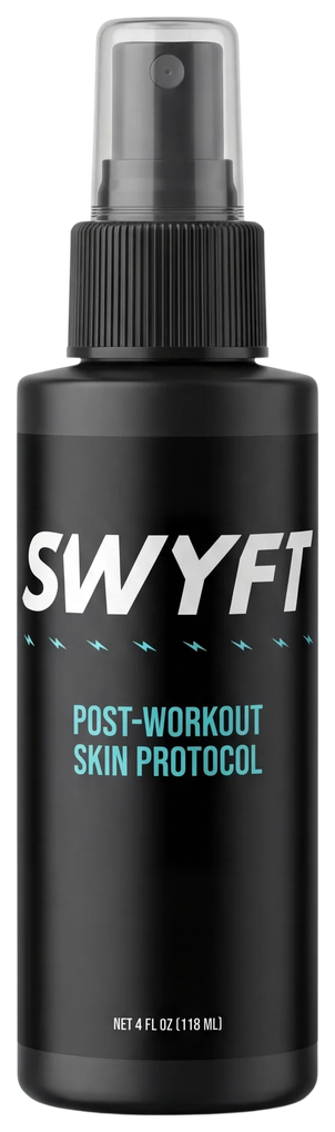 SWYFT post-workout skin spray, 4 fl oz bottle